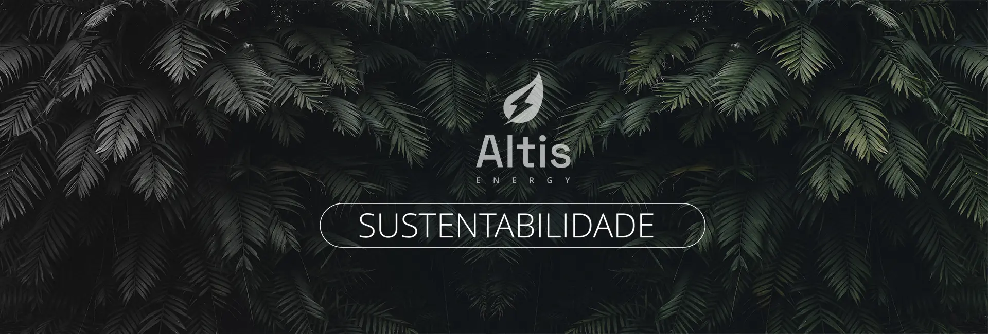 Banner de projetos sustentáveis da Altis Energy